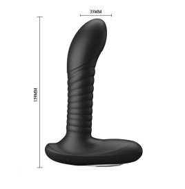 Anal Masager with Rolling Beads Black